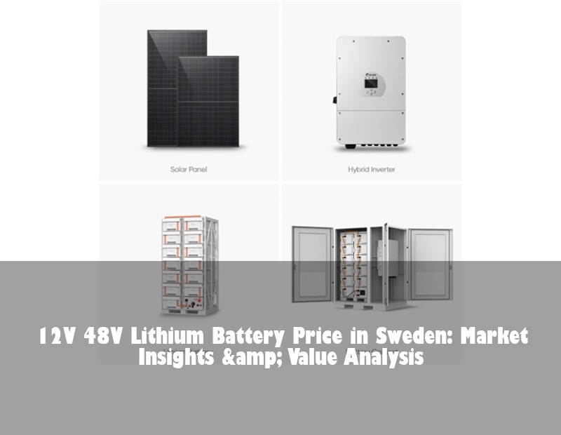 12V 48V Lithium Battery Price in Sweden: Market Insights &amp; Value Analysis