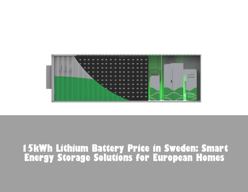 15kWh Lithium Battery Price in Sweden: Smart Energy Storage Solutions for European Homes | Huijue Solar