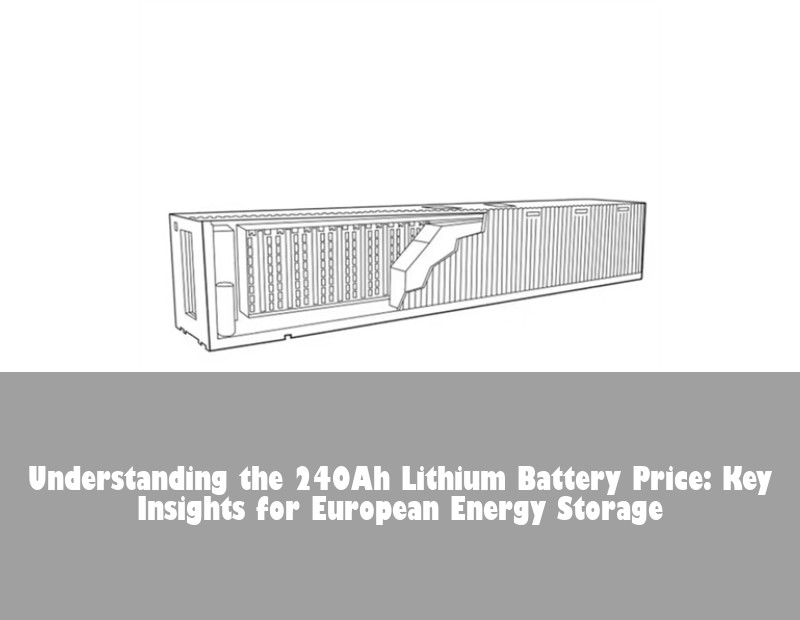 Understanding the 240Ah Lithium Battery Price: Key Insights for European Energy Storage