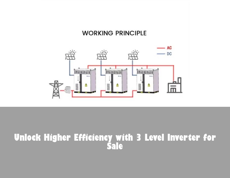 Unlock Higher Efficiency with 3 Level Inverter for Sale