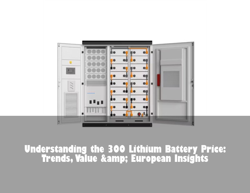 Understanding the 300 Lithium Battery Price: Trends, Value &amp; European Insights
