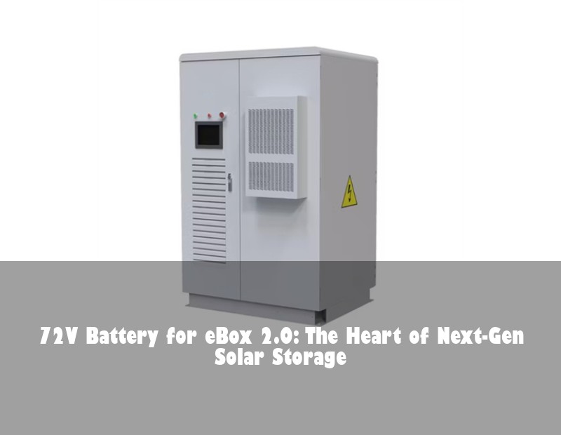 72V Battery for eBox 2.0: The Heart of Next-Gen Solar Storage