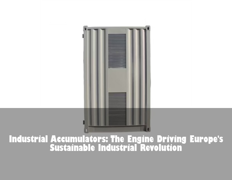 Industrial Accumulators: The Engine Driving Europe's Sustainable Industrial Revolution