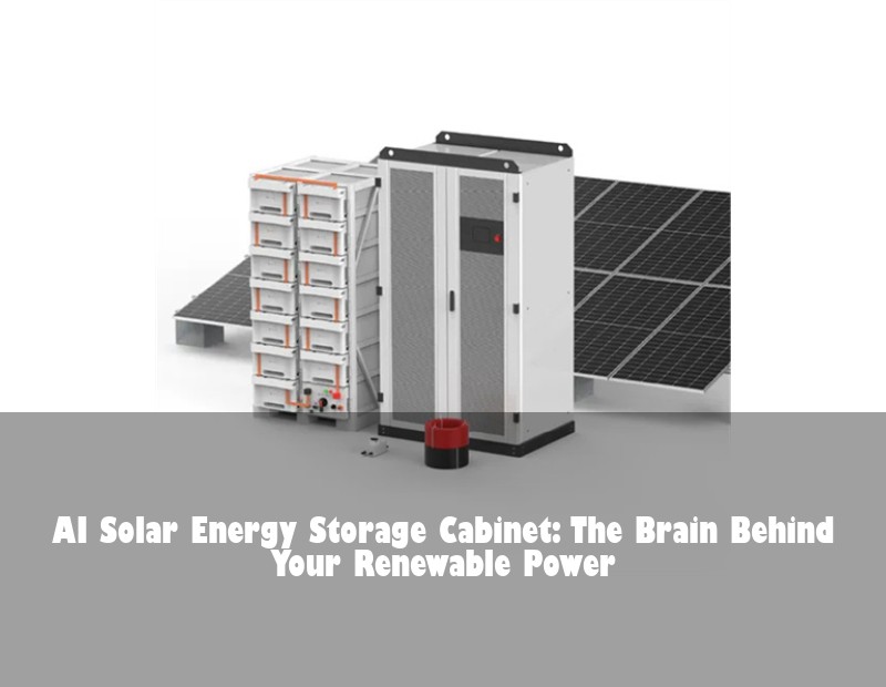AI Solar Energy Storage Cabinet: The Brain Behind Your Renewable Power | Huijue Solar
