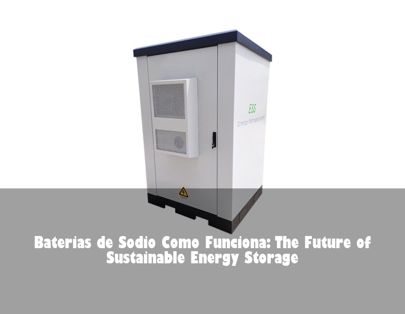 Baterias de Sodio Como Funciona: The Future of Sustainable Energy Storage