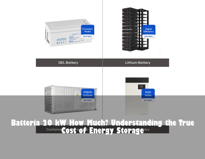 Batteria 20 kW How Much? Understanding the True Cost of Energy Storage