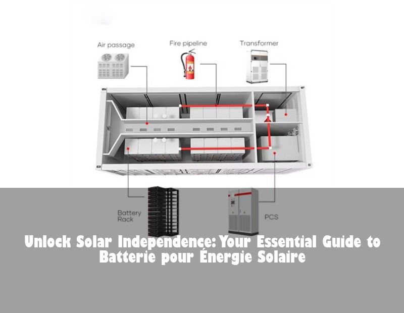 Unlock Solar Independence: Your Essential Guide to Batterie pour Énergie Solaire