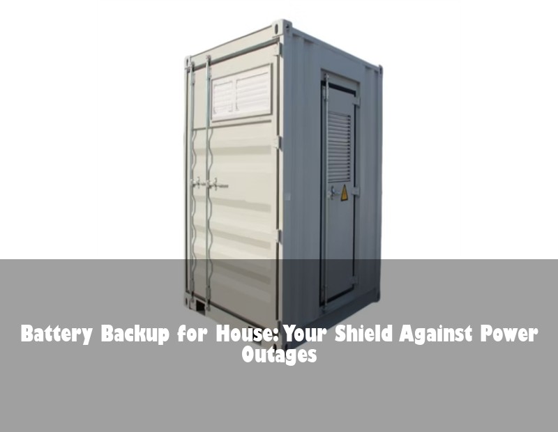 Battery Backup for House: Your Shield Against Power Outages