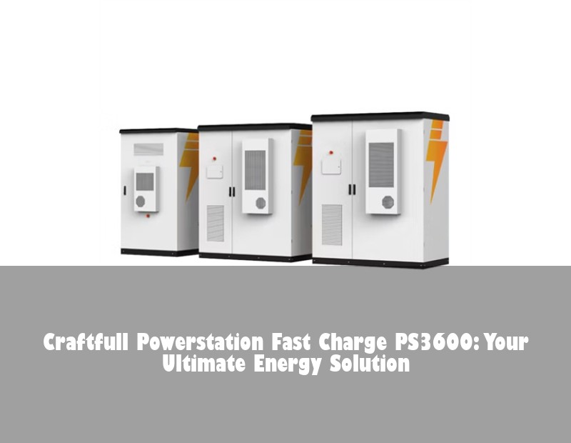 Craftfull Powerstation Fast Charge PS3600: Your Ultimate Energy Solution