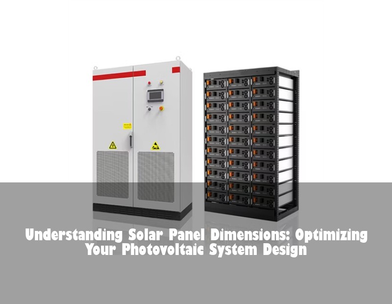 Understanding Solar Panel Dimensions: Optimizing Your Photovoltaic System Design