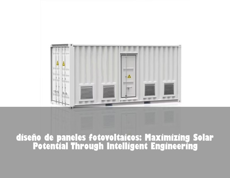 diseño de paneles fotovoltaicos: Maximizing Solar Potential Through Intelligent Engineering
