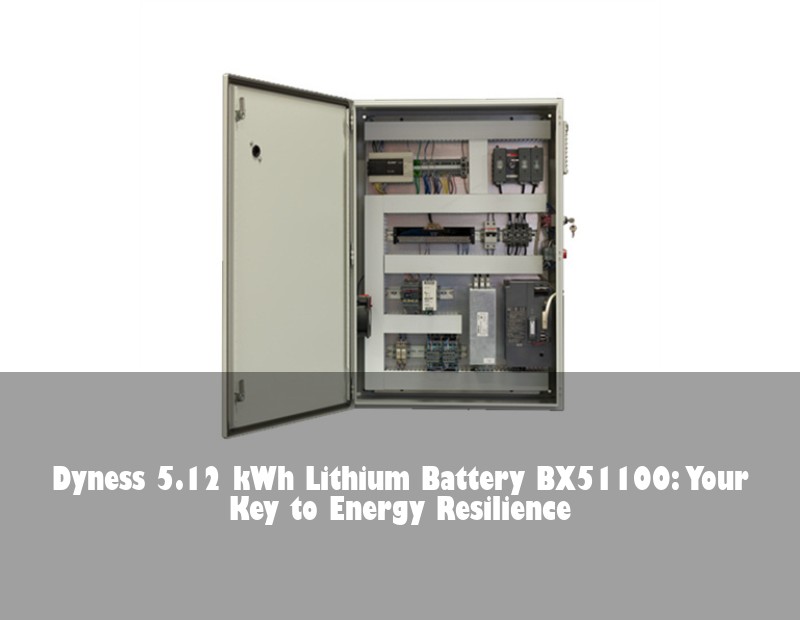 Dyness 5.12 kWh Lithium Battery BX51100: Your Key to Energy Resilience | Huijue Solar