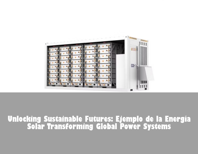 Unlocking Sustainable Futures: Ejemplo de la Energía Solar Transforming Global Power Systems