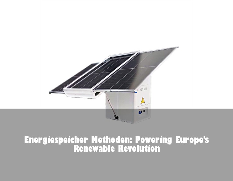 Energiespeicher Methoden: Powering Europe's Renewable Revolution | Huijue Solar
