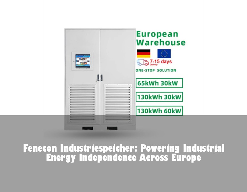 Fenecon Industriespeicher: Powering Industrial Energy Independence Across Europe | Huijue Solar