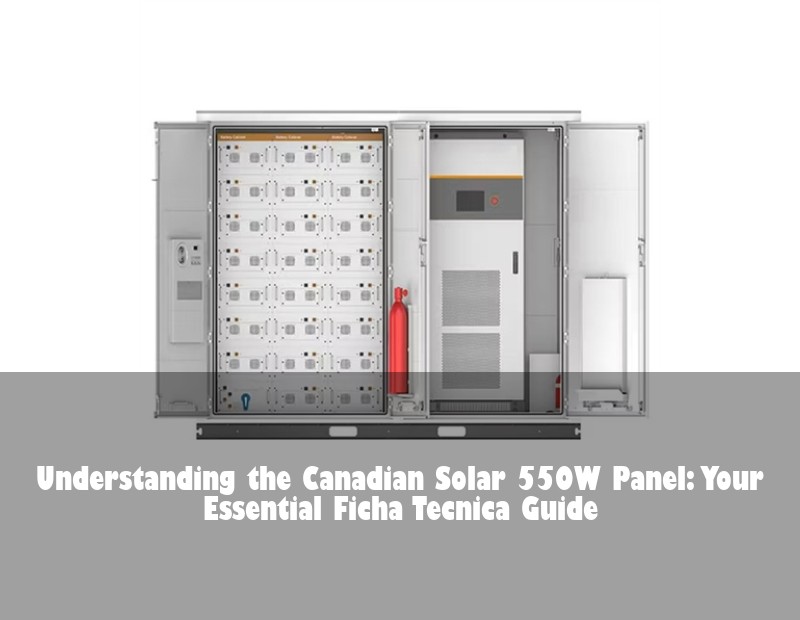 Understanding the Canadian Solar 550W Panel: Your Essential Ficha Tecnica Guide | Huijue Solar