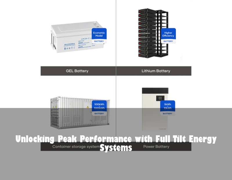 Unlocking Peak Performance with Full Tilt Energy Systems