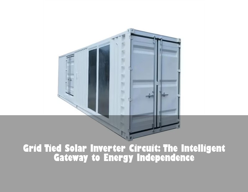 Grid Tied Solar Inverter Circuit: The Intelligent Gateway to Energy Independence