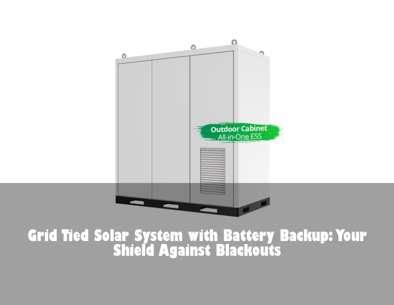 Grid Tied Solar System with Battery Backup: Your Shield Against Blackouts