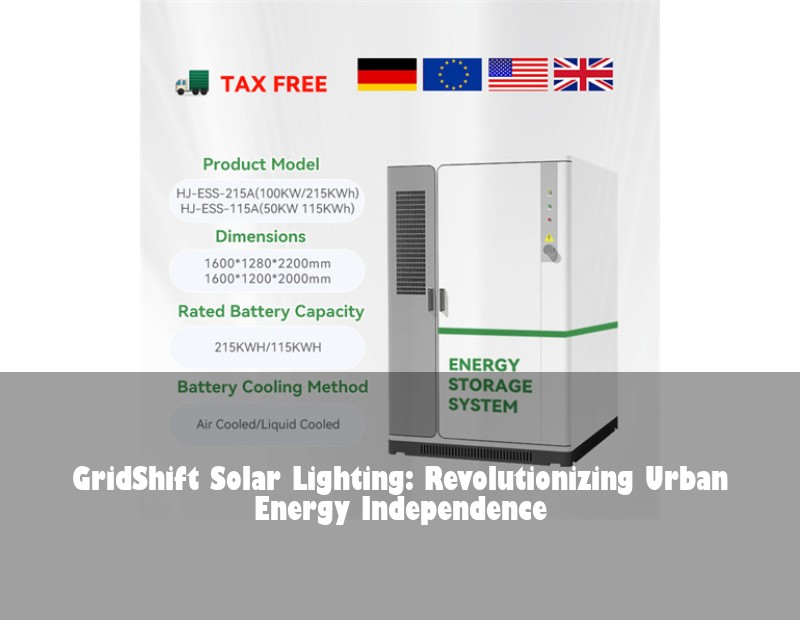 GridShift Solar Lighting: Revolutionizing Urban Energy Independence