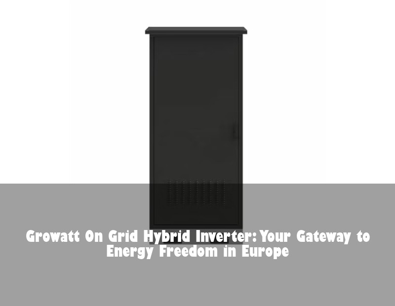 Growatt On Grid Hybrid Inverter: Your Gateway to Energy Freedom in Europe | Huijue Solar