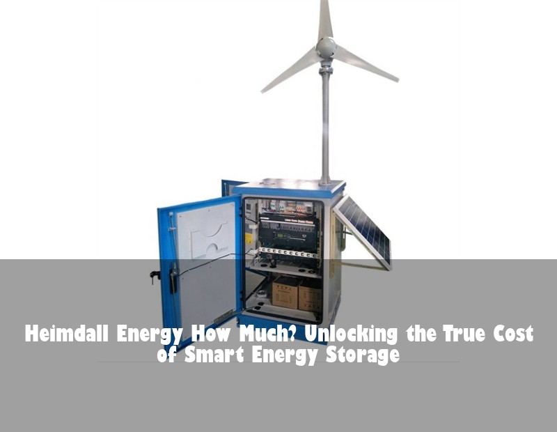 Heimdall Energy How Much? Unlocking the True Cost of Smart Energy Storage | Huijue Solar
