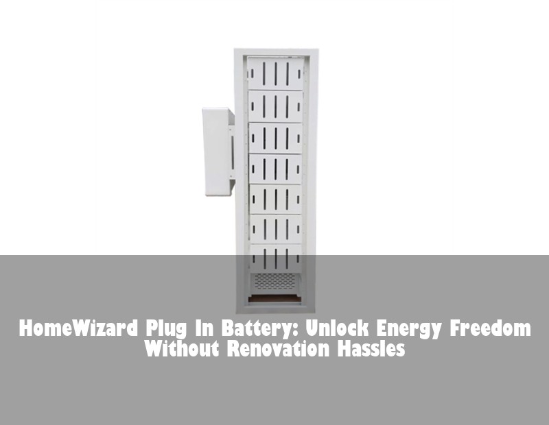 HomeWizard Plug In Battery: Unlock Energy Freedom Without Renovation Hassles
