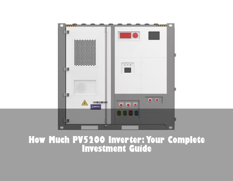 How Much PV5200 Inverter: Your Complete Investment Guide | Huijue Solar