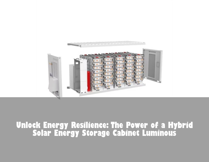 Unlock Energy Resilience: The Power of a Hybrid Solar Energy Storage Cabinet Luminous