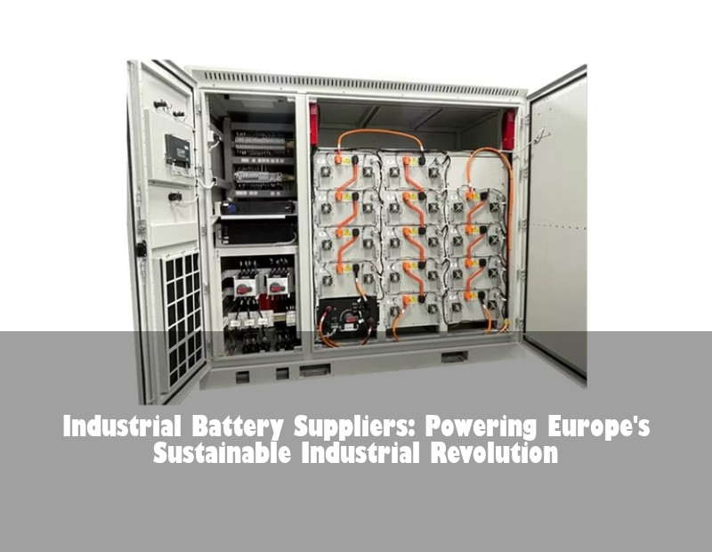 Industrial Battery Suppliers: Powering Europe's Sustainable Industrial Revolution