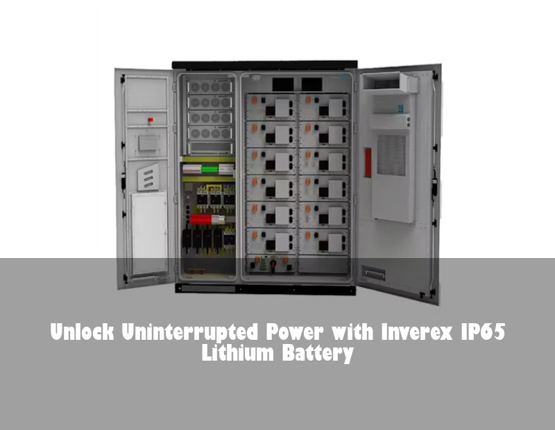 Unlock Uninterrupted Power with Inverex IP65 Lithium Battery