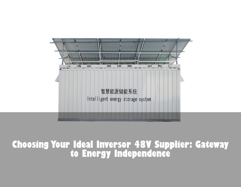 Choosing Your Ideal Inversor 48V Supplier: Gateway to Energy Independence