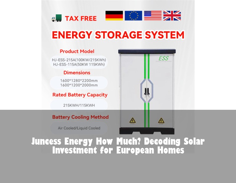Juncess Energy How Much? Decoding Solar Investment for European Homes
