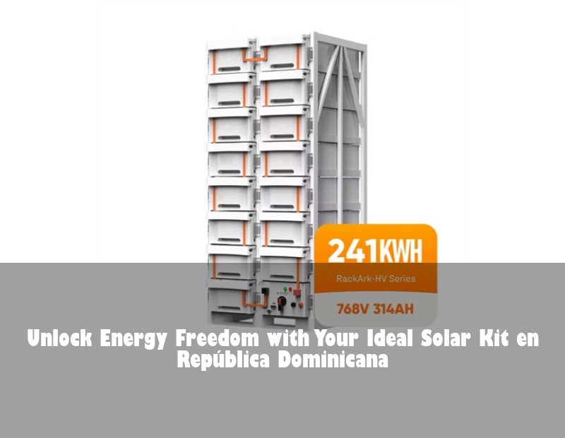 Unlock Energy Freedom with Your Ideal Solar Kit en República Dominicana