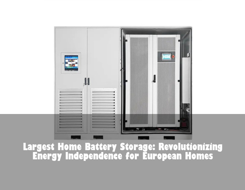 Largest Home Battery Storage: Revolutionizing Energy Independence for European Homes