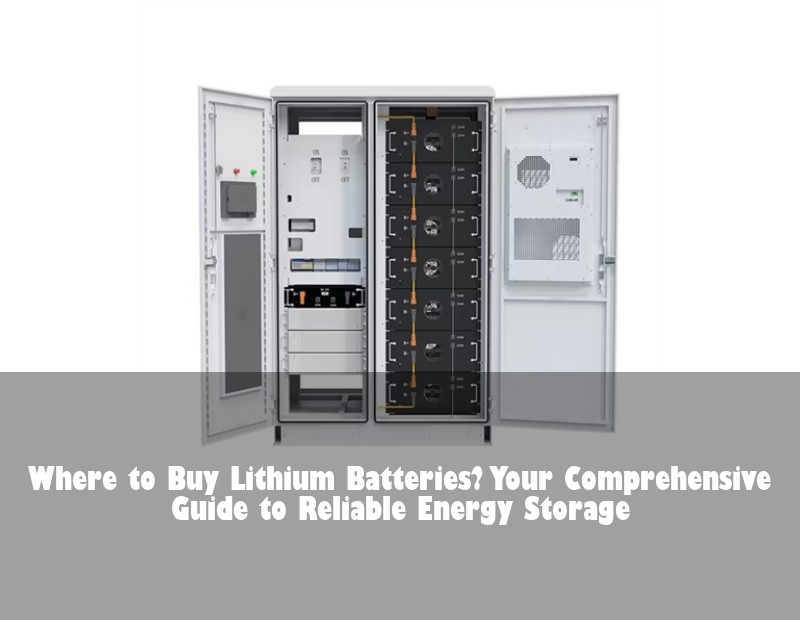 Where to Buy Lithium Batteries? Your Comprehensive Guide to Reliable Energy Storage