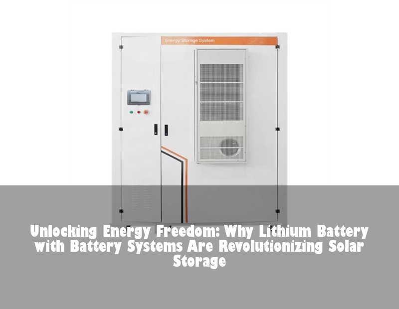 Unlocking Energy Freedom: Why Lithium Battery with Battery Systems Are Revolutionizing Solar Storage