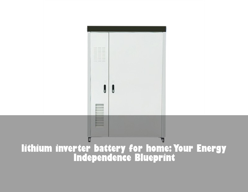 lithium inverter battery for home: Your Energy Independence Blueprint