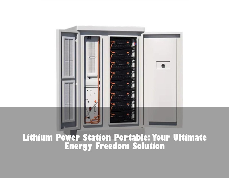 Lithium Power Station Portable: Your Ultimate Energy Freedom Solution