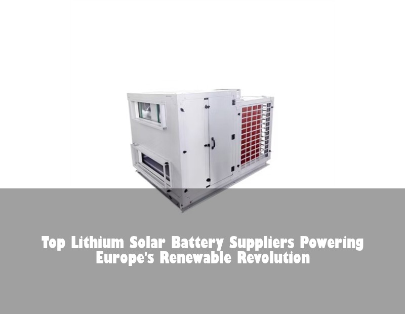Top Lithium Solar Battery Suppliers Powering Europe's Renewable Revolution