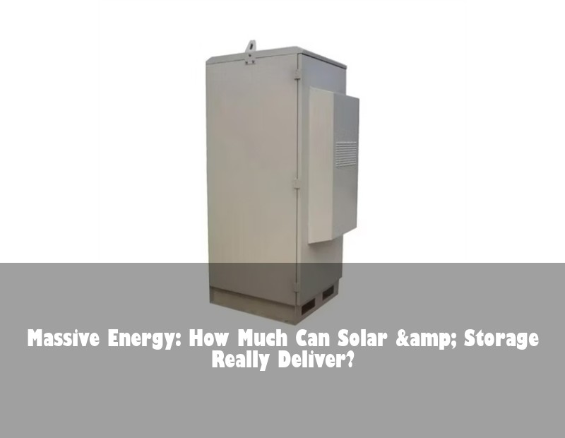Massive Energy: How Much Can Solar &amp; Storage Really Deliver?