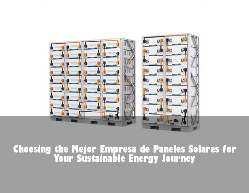 Choosing the Mejor Empresa de Paneles Solares for Your Sustainable Energy Journey