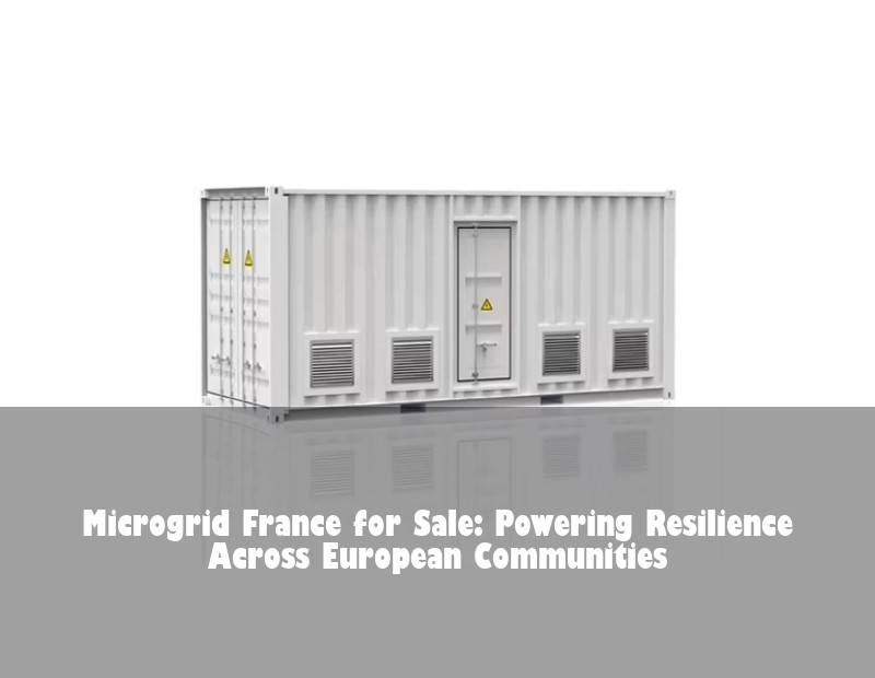Microgrid France for Sale: Powering Resilience Across European Communities