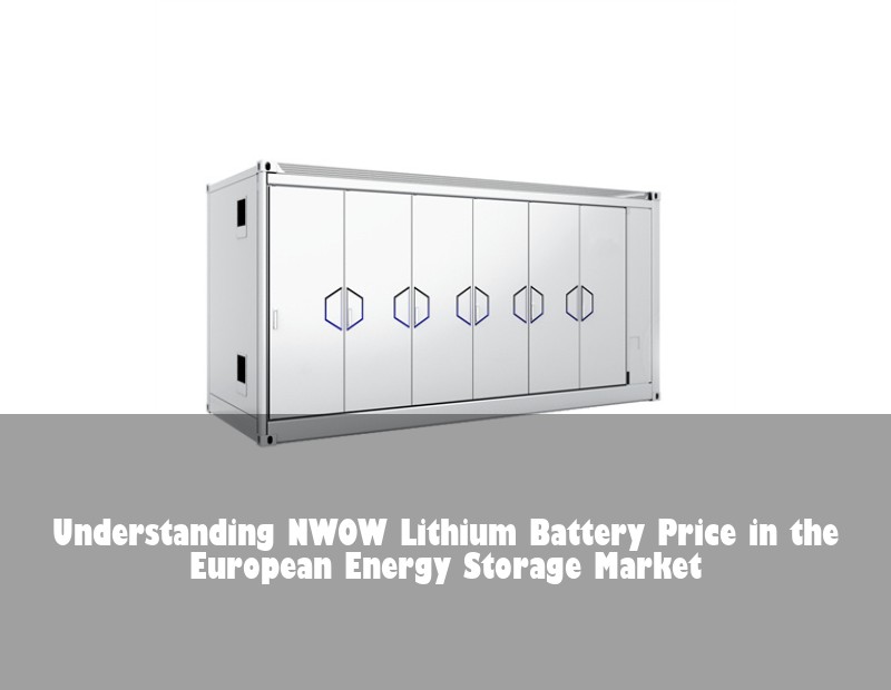 Understanding NWOW Lithium Battery Price in the European Energy Storage Market