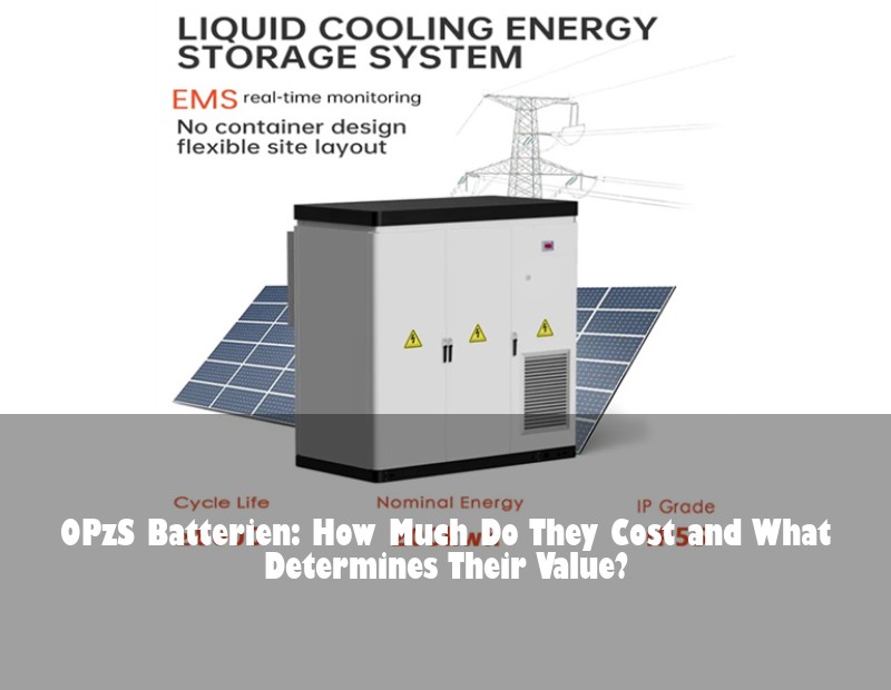 OPzS Batterien: How Much Do They Cost and What Determines Their Value?