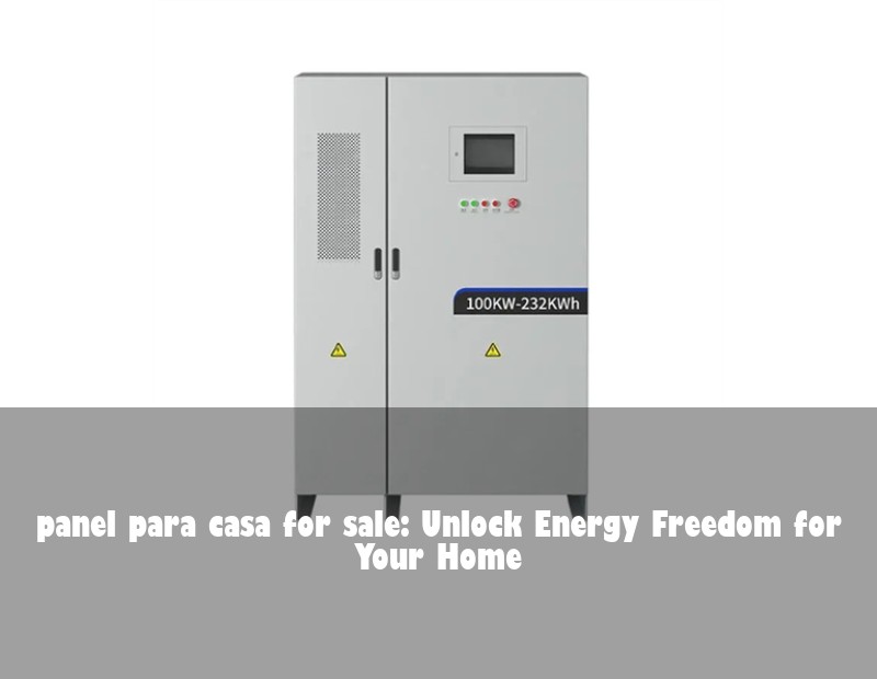 panel para casa for sale: Unlock Energy Freedom for Your Home
