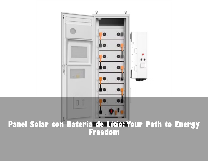 Panel Solar con Batería de Litio: Your Path to Energy Freedom