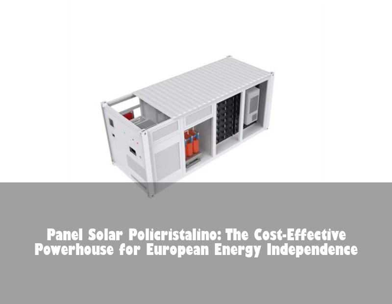 Panel Solar Policristalino: The Cost-Effective Powerhouse for European Energy Independence | Huijue Solar