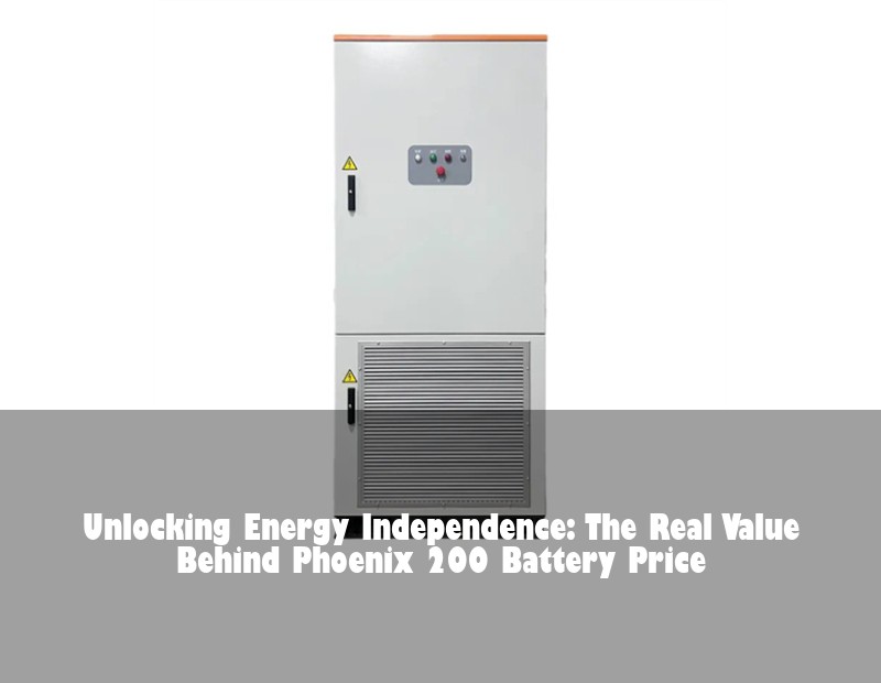 Unlocking Energy Independence: The Real Value Behind Phoenix 200 Battery Price | Huijue Solar