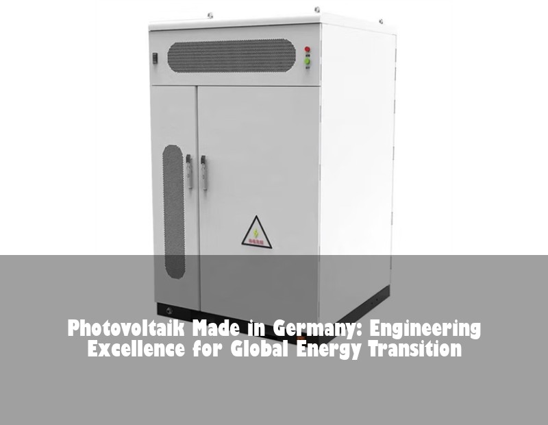 Photovoltaik Made in Germany: Engineering Excellence for Global Energy Transition